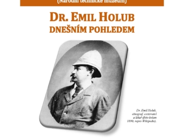 Přednáška Dr. Emil Holub dnešním pohledem, plakát